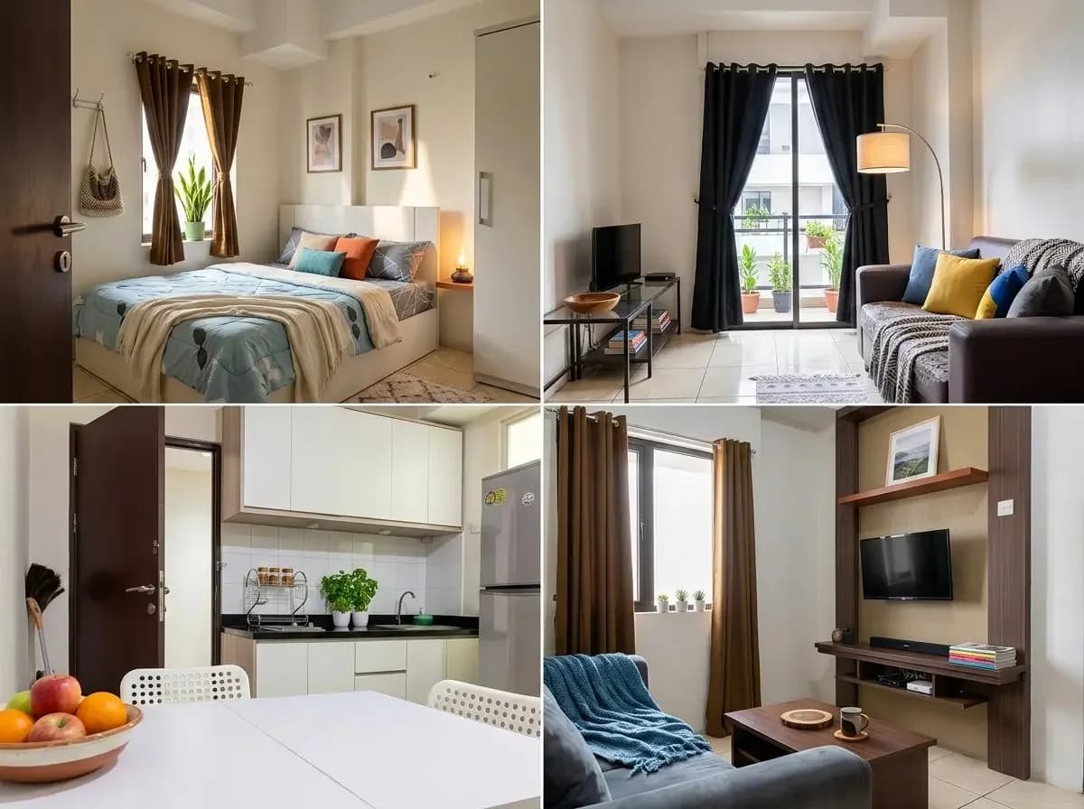 Interior Unit Terang Apartemen ByBee Bandung